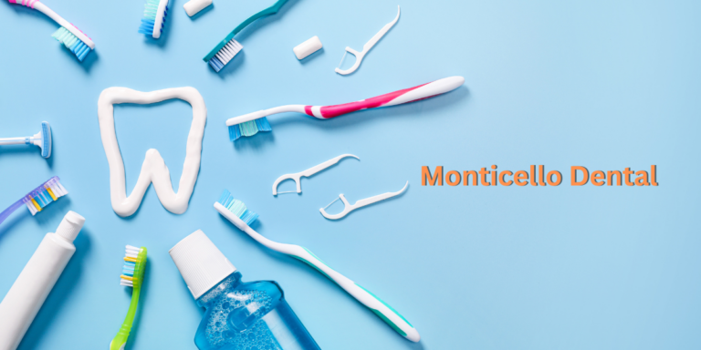 Toothbrush and toothpaste promoting oral hygiene at a dental office in 63304 for healthy teeth and gums.